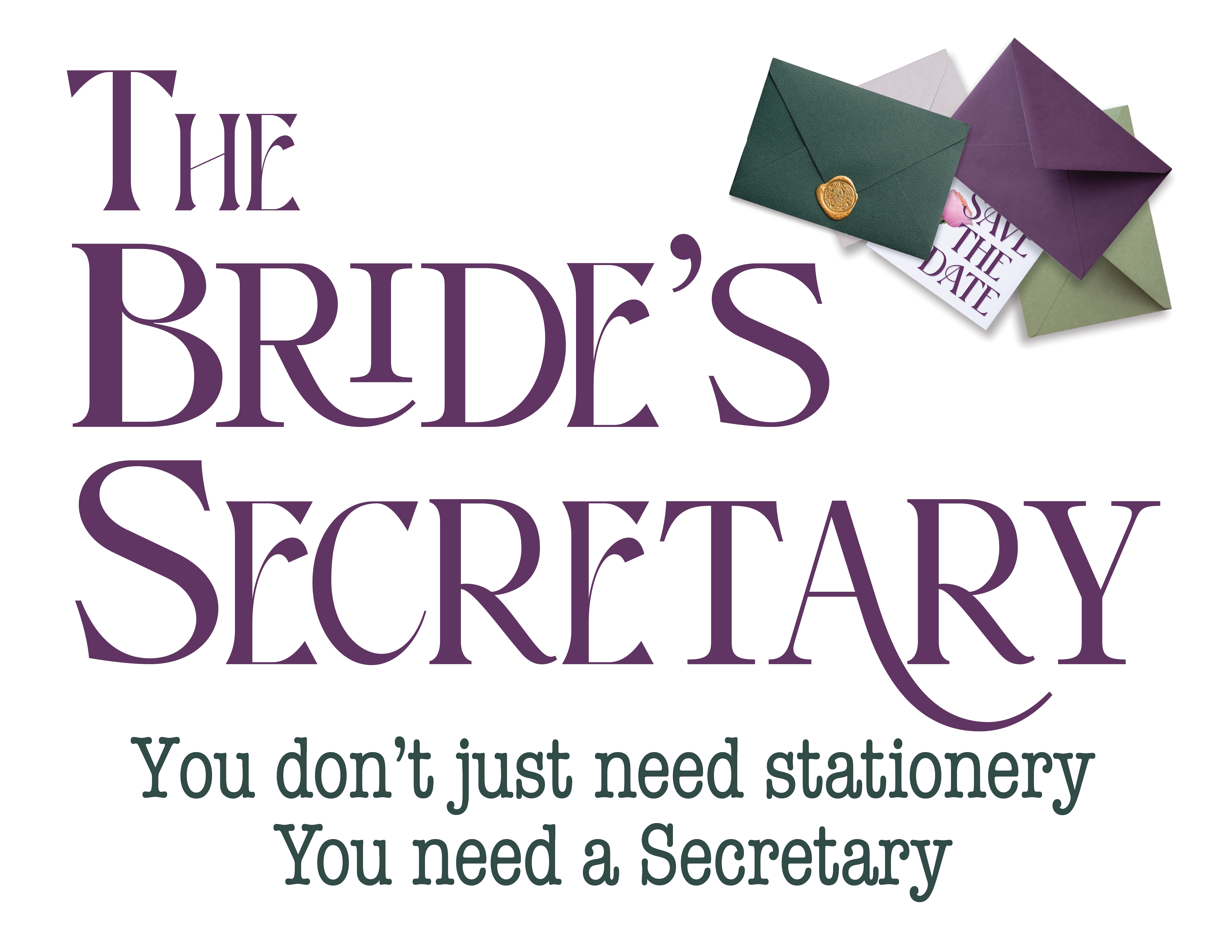 the bride's secretary logo white bg